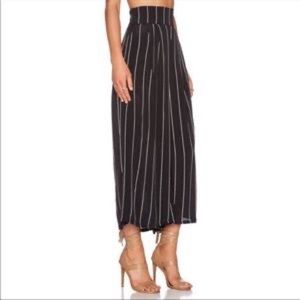 Otis MacLain Cropped Wide Leg High Waist Rayon Pants XS